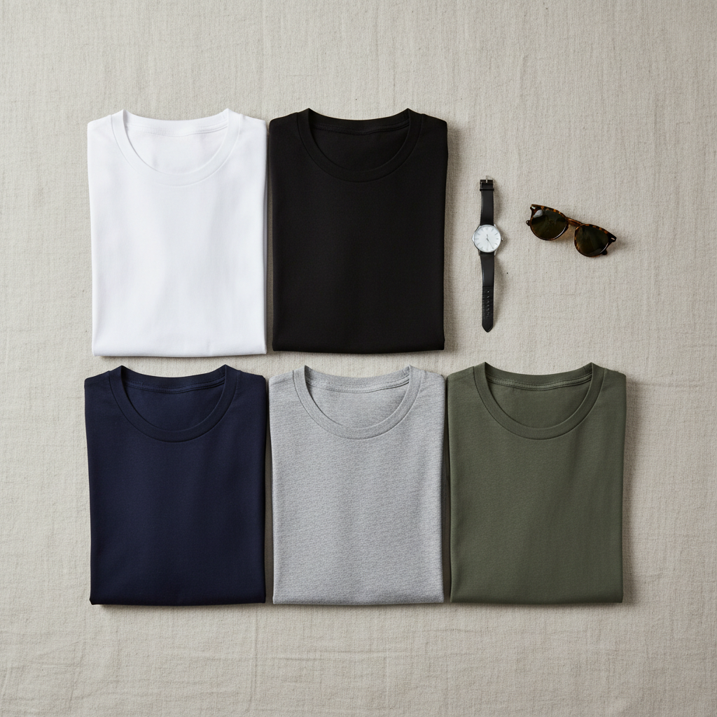 Plain Classic T-shirt's