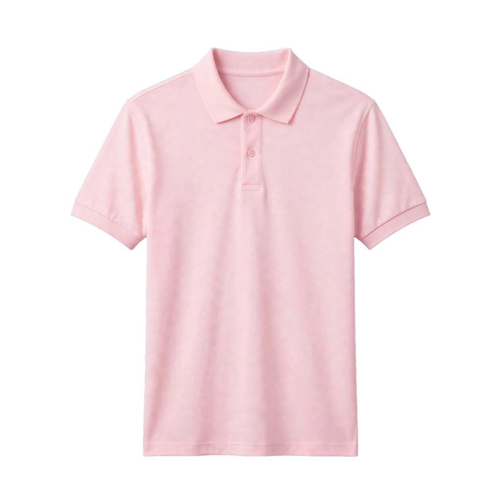 Classic Baby Pink Polo T-Shirt
