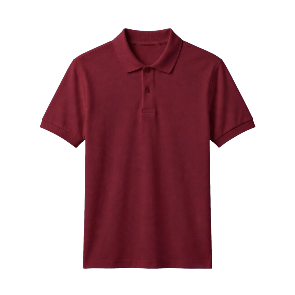 Classic Maroon Polo T-Shirt